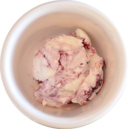 Raspberry White Chocolate Ice Cream